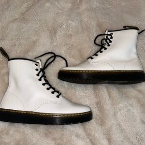 Dr.Martens White Boots